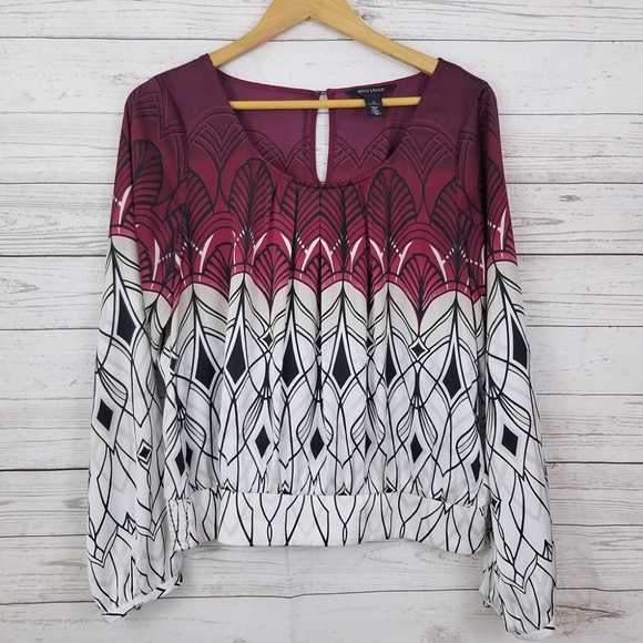 dressy burgundy tops